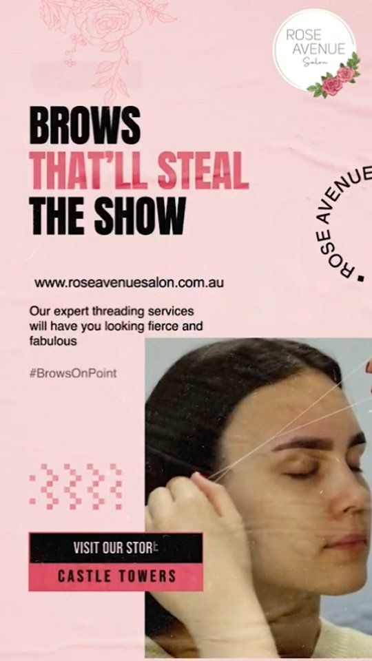 Brows that will steal the show!! 👩✨
@roseavenue.salon 's expert threading services will have you looking fierce & fabulous !! 😍

Get your #browsonpoint

Book your appointment now ✨

#Roseavenue #skincare #beauty #personalcare #salon  #sydney #fashion #siincareroutine #threading #browshaping