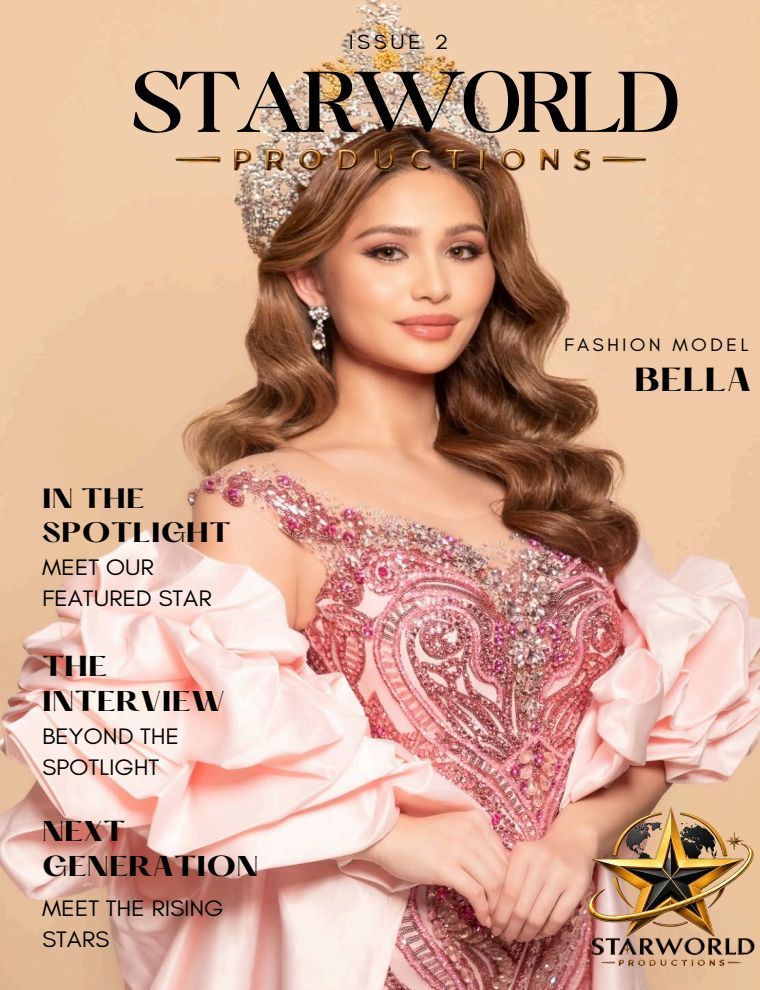 Magazine Issue 2 cover featuring fashion model Bella