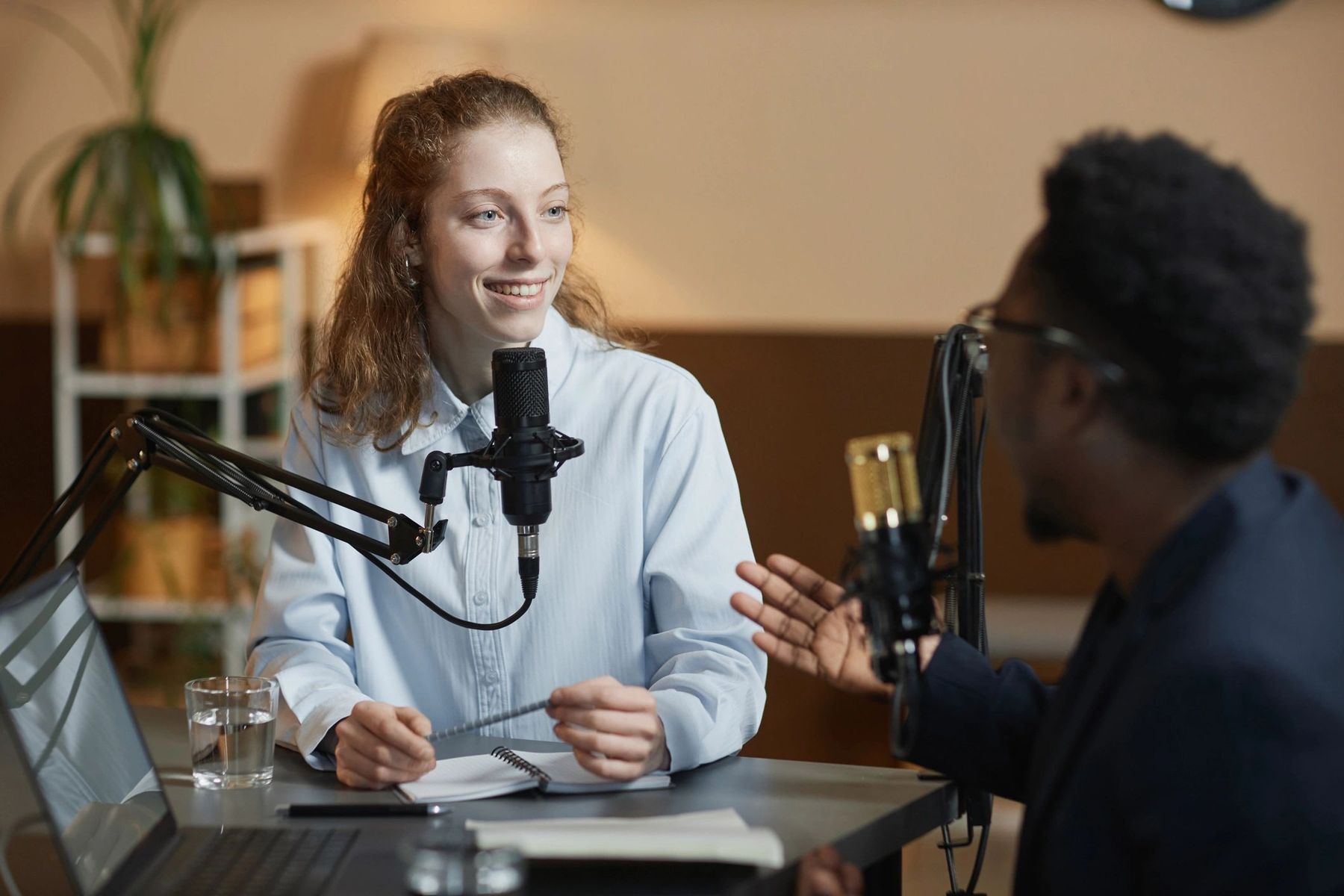 Studio interview production